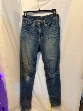 J.Crew High-Rise Skinny Jeans Size 26 Medium Wash Blue